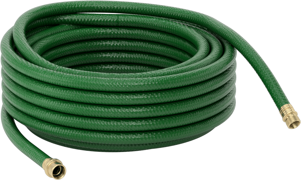 Ekonomik Bahçe Hortumu, Pirinç GHT Erkek x GHT Dişi, 3/4" ID, 1" OD, 75 Fit Uzunluk