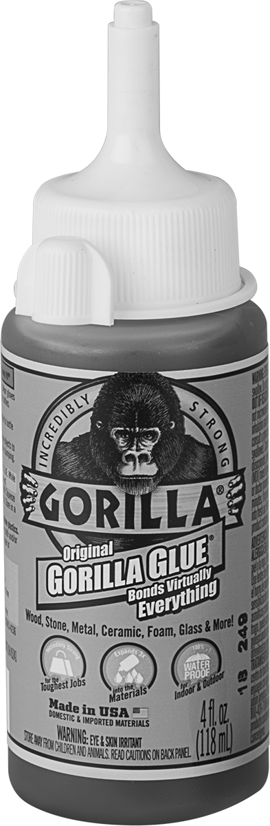Yüksek Mukavemetli Gorilla Yapıştırıcı, 4 FL. oz. Şişe