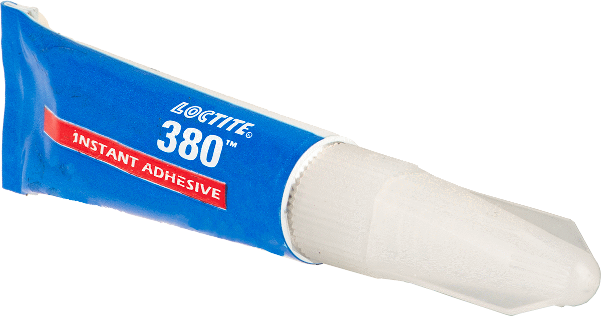 Sertleştirilmiş Anında Yapışan Yapıştırıcı, Loctite® 380, 0,1 FL. oz. Tüp