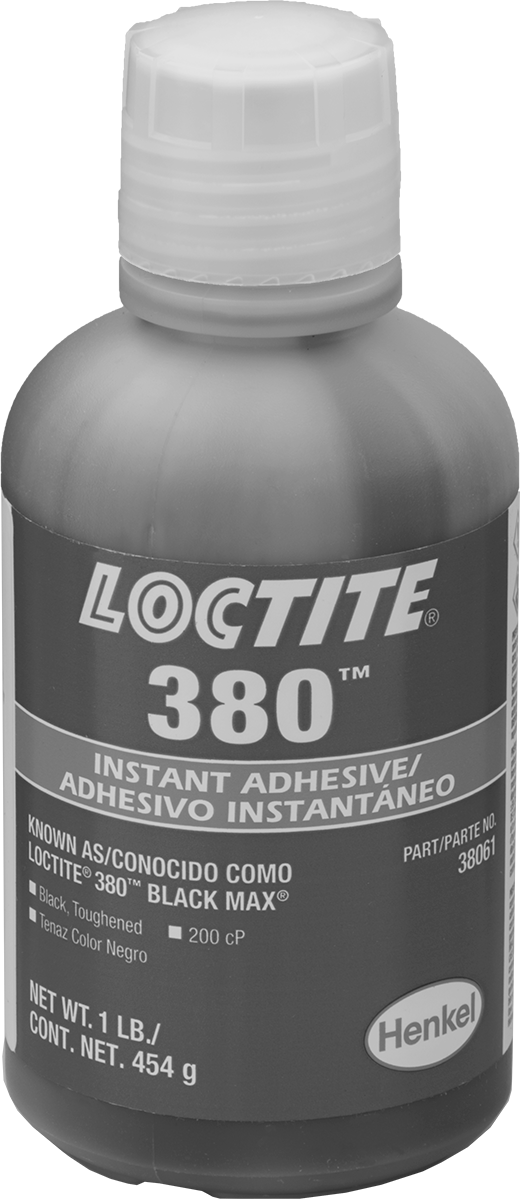 Sertleştirilmiş Anında Yapışan Yapıştırıcı, Loctite® 380, 16 FL. oz. Şişe