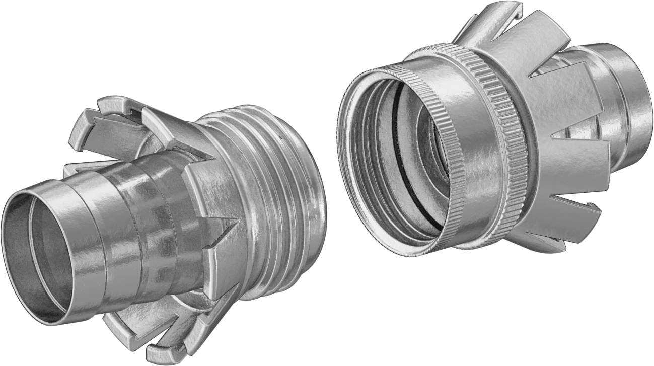 Pirinç Dikenli Bahçe Hortumu Bağlantı Parçası, 3/4" Hortum İç Çap x 3/4 GHT için Kavrama Tırnaklı Adaptörler