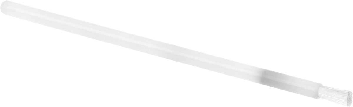 Yağlayıcılar için Yuvarlak Tek Kullanımlık Fırça, Bileşikler ve Akı, Plastik Tutamak, 3/8" Uzun Kıllar