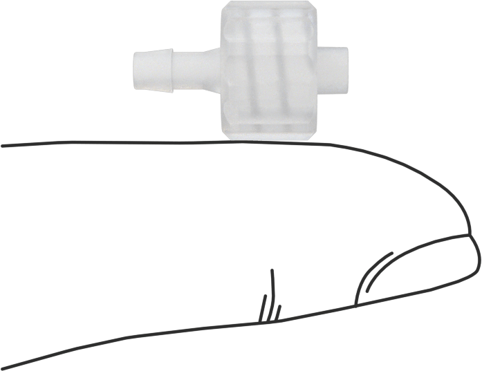 Plastik ve Kauçuk Borular için Luer Lock Boru Bağlantısı, Kimyasallar için, Fiş, 3/32" Dikenli Boru İç Çapı için