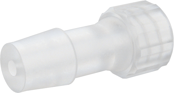 Plastik ve Kauçuk Borular için Luer Lock Boru Bağlantısı, Kimyasallar için, Fiş, 1/4" Dikenli Boru İç Çapı için