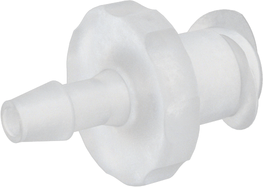 Plastik ve Kauçuk Borular için Luer Lock Boru Bağlantısı, Kimyasallar için, Soket, 3/32" Dikenli Boru İç Çapı için