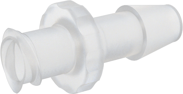 Plastik ve Kauçuk Borular için Luer Lock Boru Bağlantısı, Kimyasallar için, Soket, 3/16" Dikenli Boru İç Çapı için