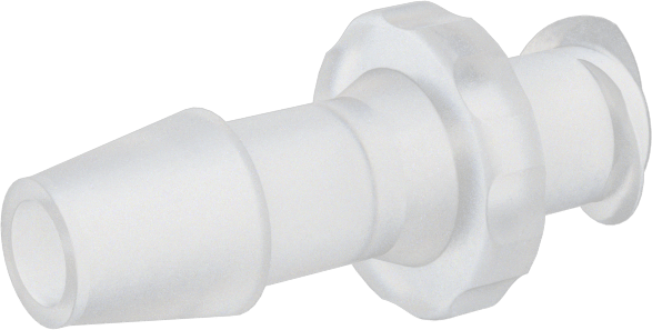 Plastik ve Kauçuk Borular için Luer Lock Boru Bağlantısı, Kimyasallar için, Soket, 3/16" Dikenli Boru İç Çapı için