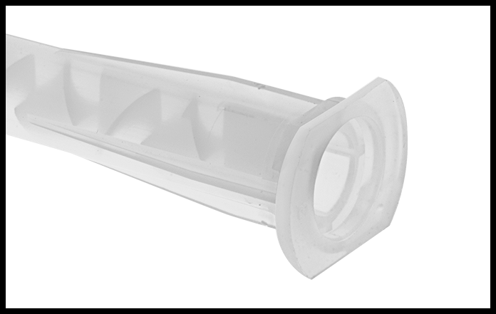 Karıştırıcı Nozulu, Bayonet Bağlantı, Luer Slip Ucu, 6 inç Uzunluk