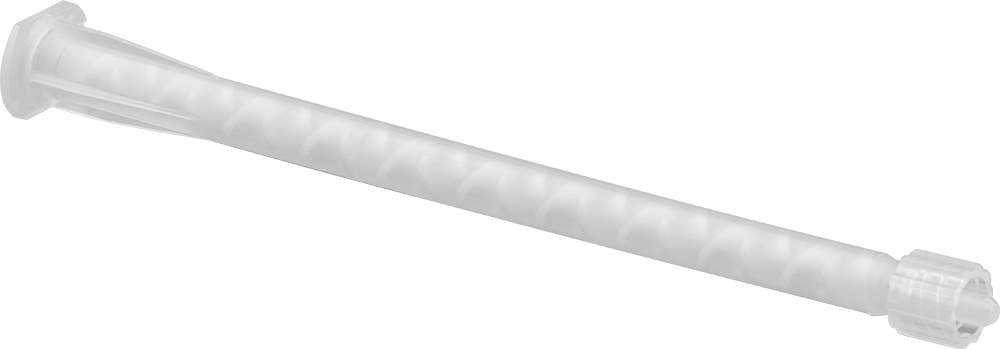 5,9" Uzunlukta Luer Lock Uçlu Nozul, İki Parçalı Kartuş için Bayonet Bağlantı