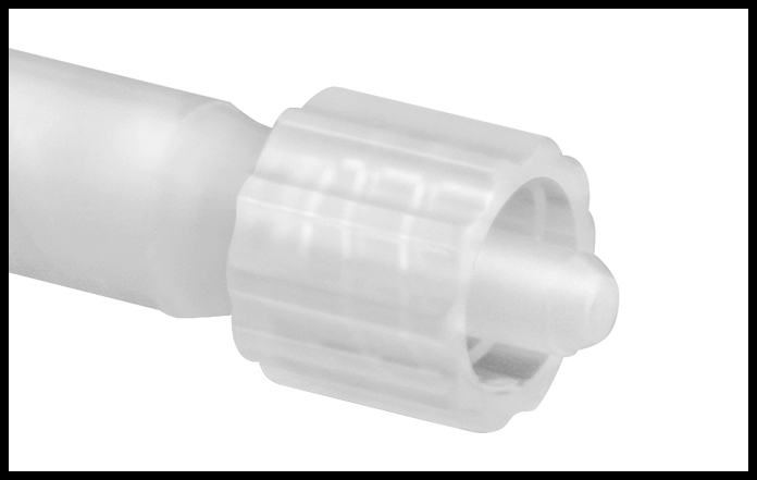 5,9" Uzunlukta Luer Lock Uçlu Nozul, İki Parçalı Kartuş için Bayonet Bağlantı