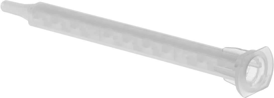 İki Parçalı Kartuş için Bayonet Bağlantılı 4,1 inç Uzunluğunda Konik Uçlu Nozul