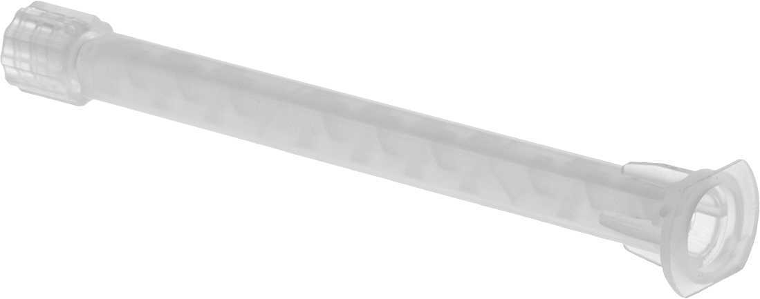 4,1 inç Uzunlukta Luer Lock Uçlu Nozul, İki Parçalı Kartuş için Bayonet Bağlantı