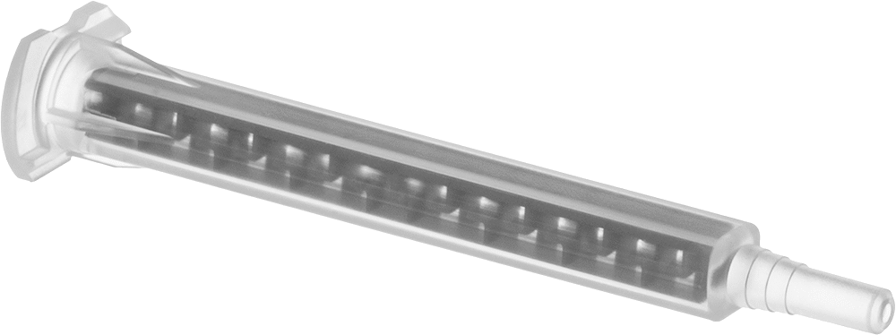 İki Parçalı Kartuş için Bayonet Bağlantılı 3,3 inç Uzunluğunda 3 Kademeli Uçlu Nozul