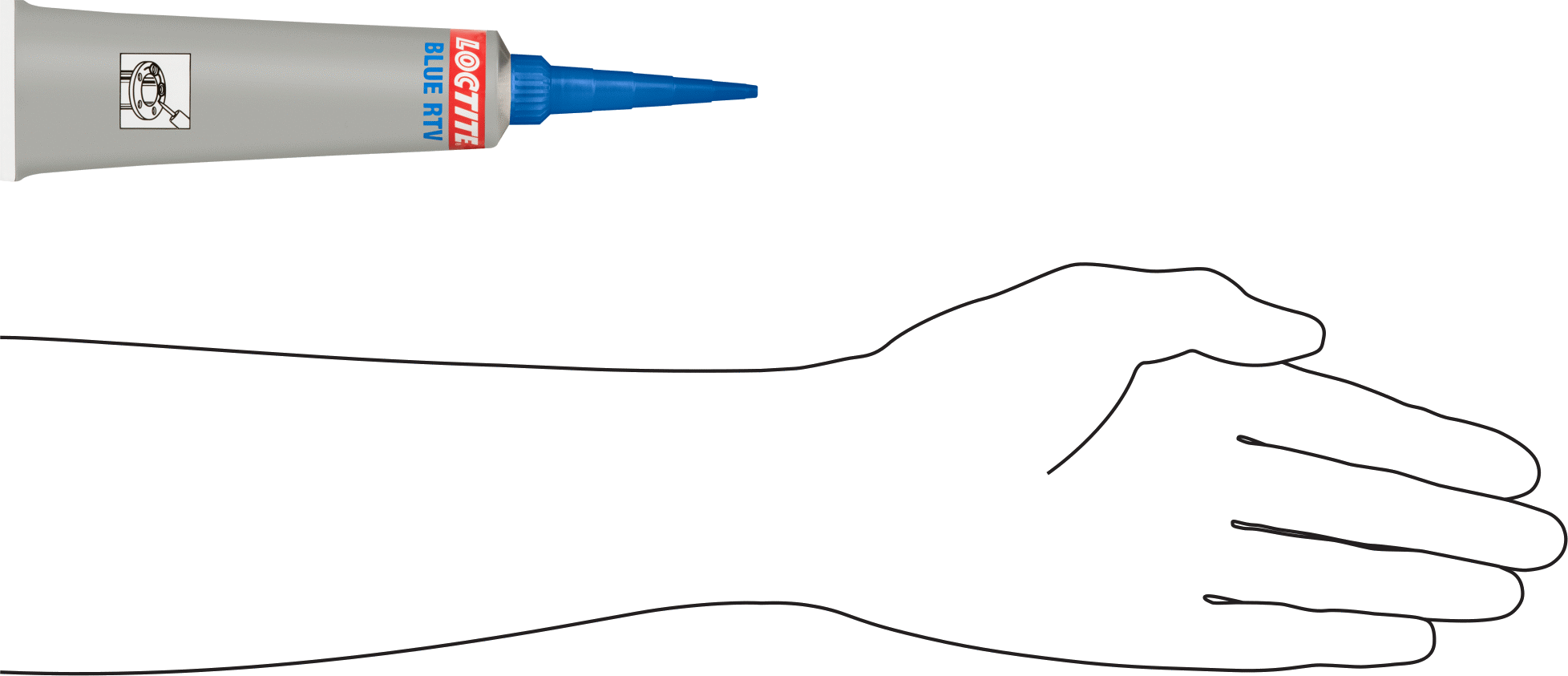 Yağa Dayanıklı Sızdırmazlık Maddesi, Loctite® Superflex Silikon 5015, 2.7 oz.