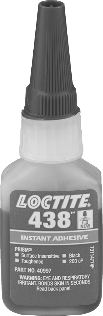 Anında Yapışan Yapıştırıcı, Loctite® 438, 0,7 FL. oz. Şişe