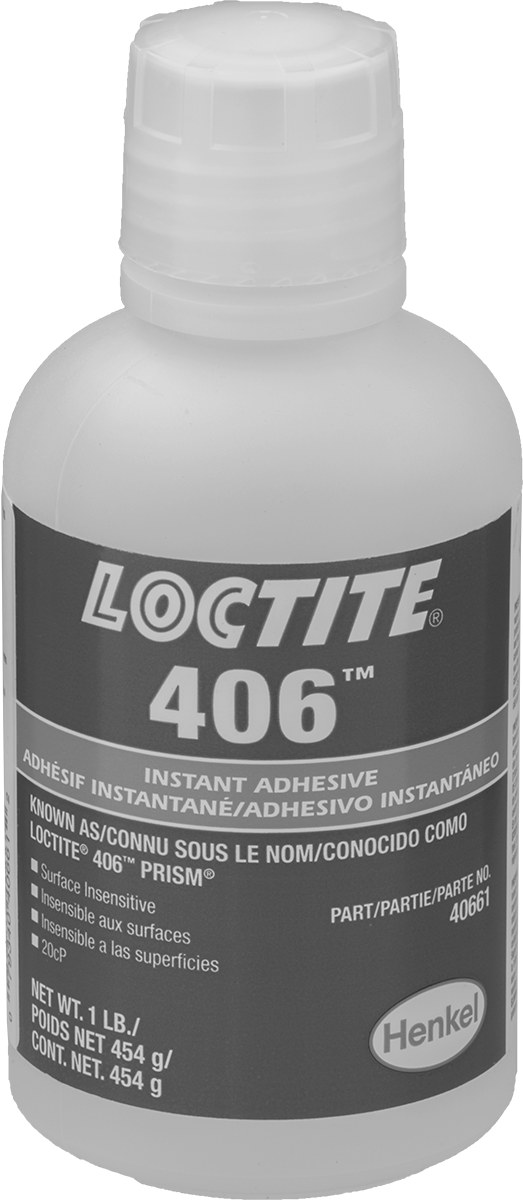 Anında Yapışan Yapıştırıcı, Loctite® 406, 16 FL. oz. Şişe