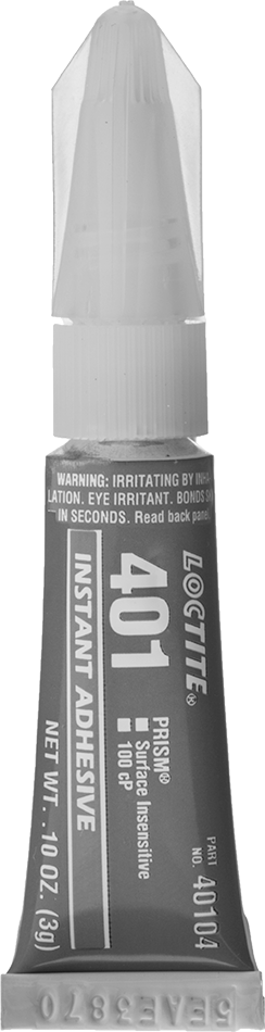 Anında Yapışan Yapıştırıcı, Loctite® 401, 0,1 FL. oz. Tüp