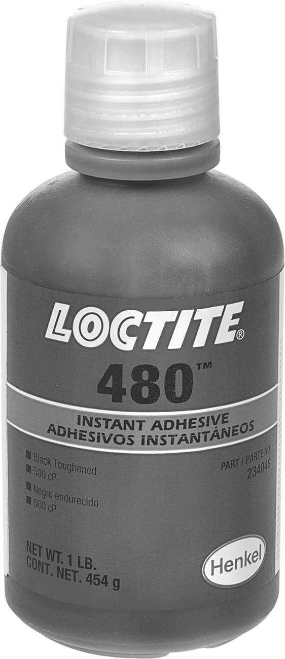 Anında Yapışan Yapıştırıcı, Loctite® 480, 16 FL. oz. Şişe