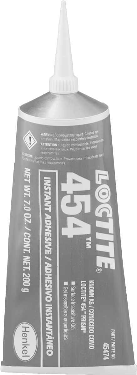 Anında Yapışan Yapıştırıcı, Jel, Loctite® 454, 7 FL. oz. Tüp