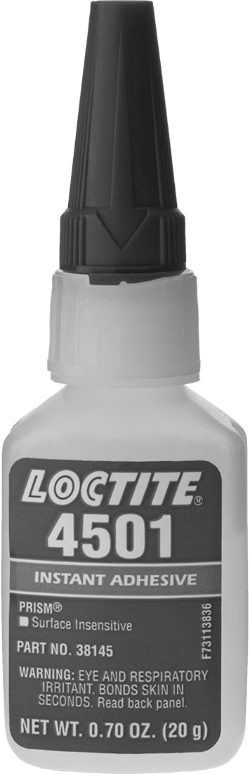 Anında Yapışan Yapıştırıcı, Hızlı Kuruyan Emici, Loctite® 4501, 0.7 FL.oz, Şişe