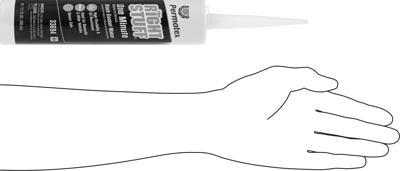 Conta Yapıştırıcısı, Permatex 33694, 10,1 FL. oz. Kartuş