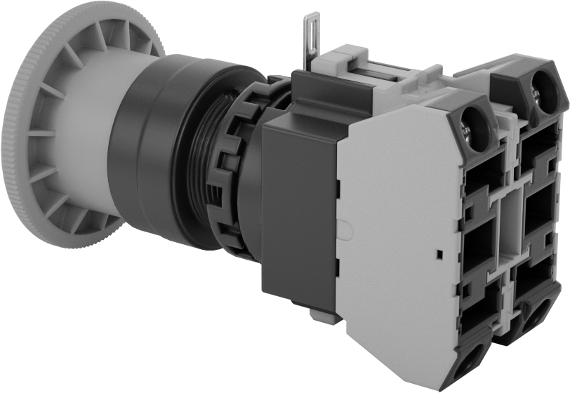 22 mm Acil Durdurma Panel Montajlı Anahtar, Titreşime Dayanıklı, Düğme, DPST-1NO/1NC
