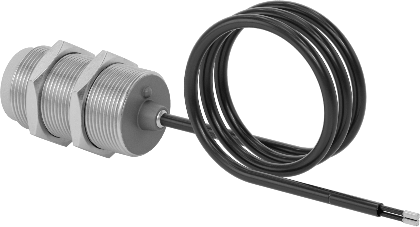 AC/DC Metal Nesne Yakınlık Anahtarı, Pirinç, Tel Uçlu Çıkıntılı, 30 mm Çap, 1 açık
