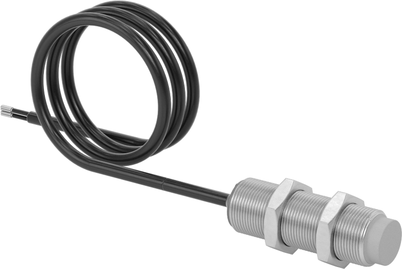 AC/DC Metal Nesne Yakınlık Anahtarı, Pirinç, Tel Uçlu Çıkıntılı, 18 mm Çap, 1 açık