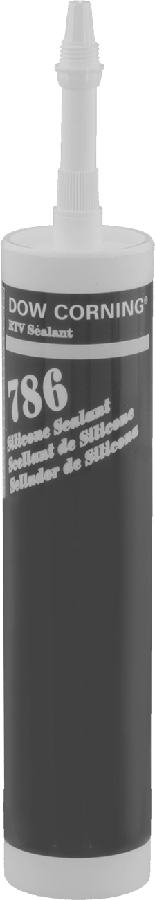 Küf Dirençli Silikon Sızdırmazlık Maddesi, Dow Corning Model 786, 10.1 FL. oz., Opak Şeffaflık