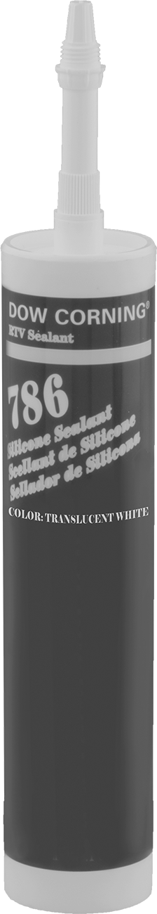 Küf Dirençli Silikon Sızdırmazlık Maddesi, Dow Corning Model 786, 10.1 FL.oz, Yarı Şeffaflık
