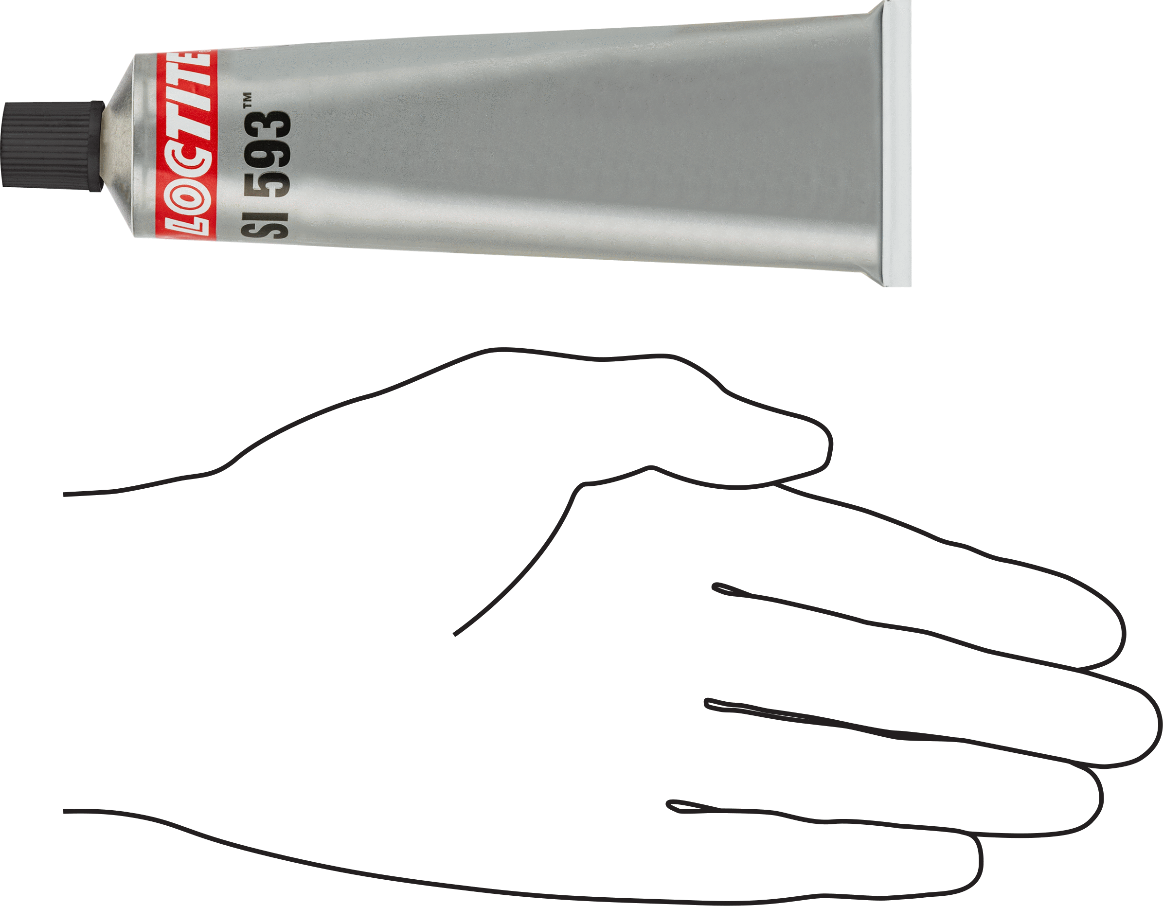 Loctite® Superflex Silikon Sızdırmazlık Maddesi, Model 593, 2,7 FL. oz. Tüp