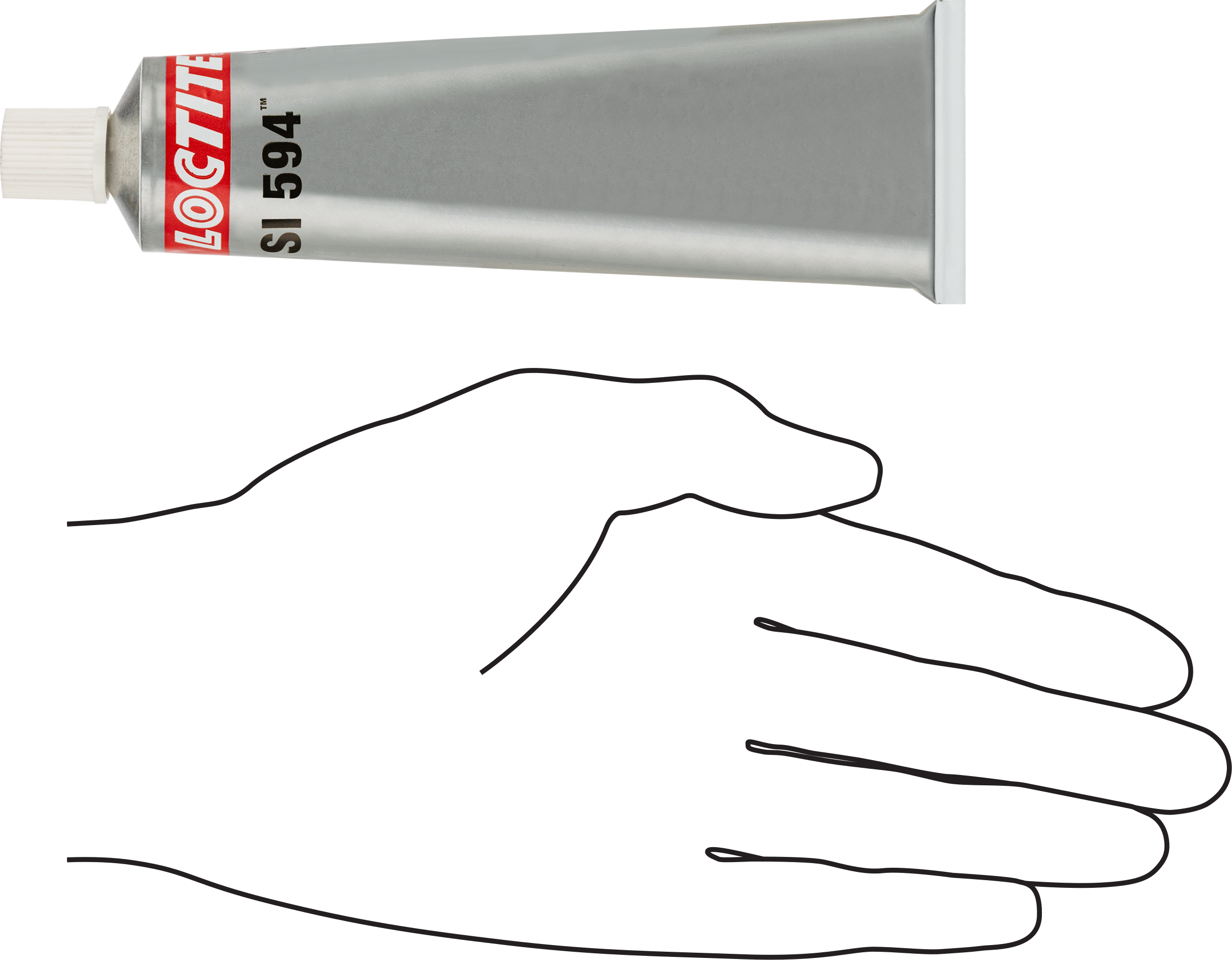 Loctite® Superflex Silikon Sızdırmazlık Maddesi, Model 594, 2,7 FL. oz. Tüp