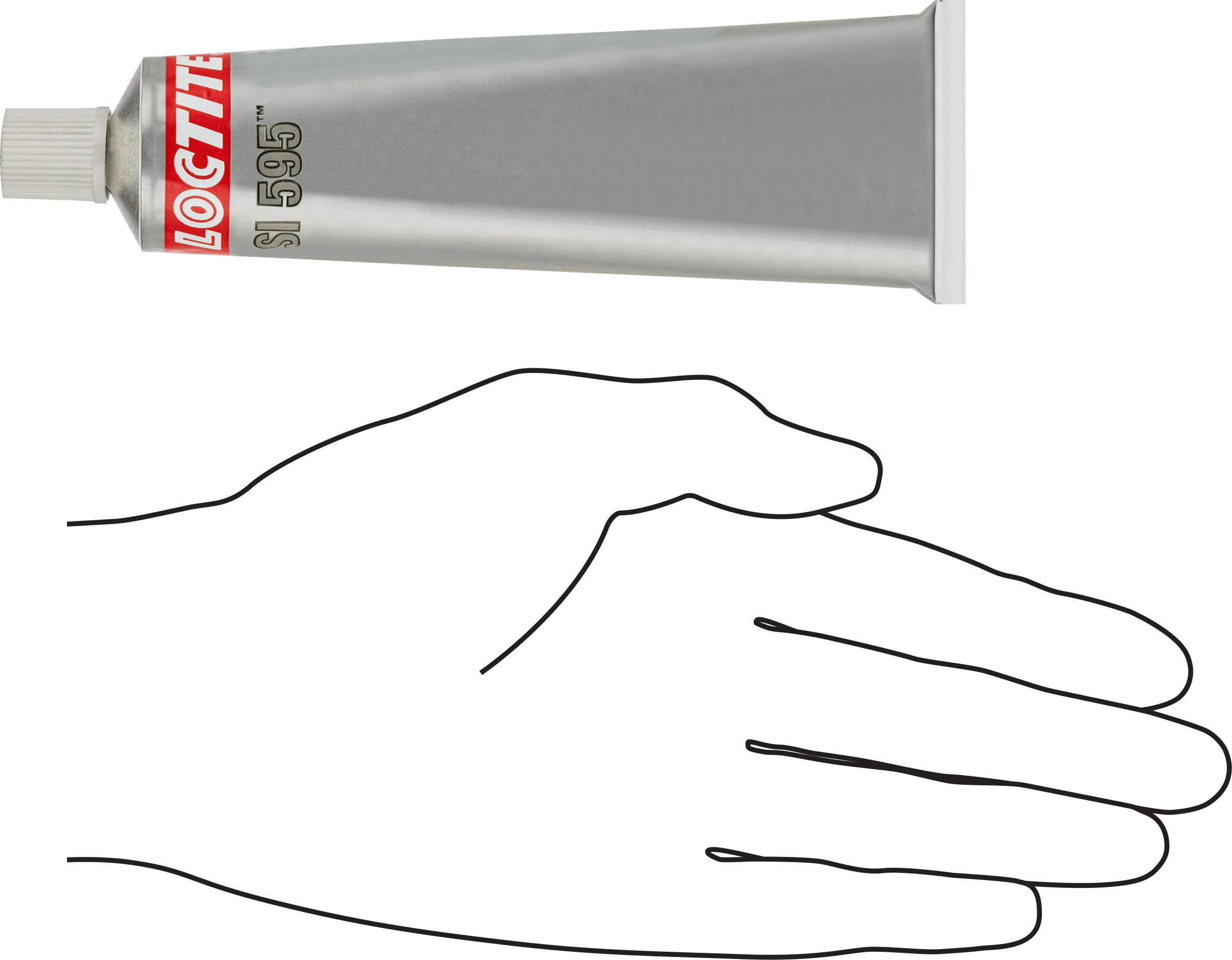 Loctite® Superflex Silikon Sızdırmazlık Maddesi, Model 595, 2,7 FL. oz. Tüp