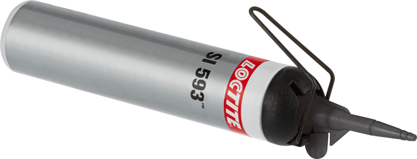 Loctite® Superflex Silikon Sızdırmazlık Maddesi, Model 593, 6,4 FL. oz. Nozullu Teneke Kutu