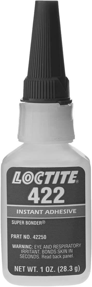 Anında Yapışan Yapıştırıcı, Yapıştırılması Zor Malzemeler için, Loctite® 422, 1 FL.oz.