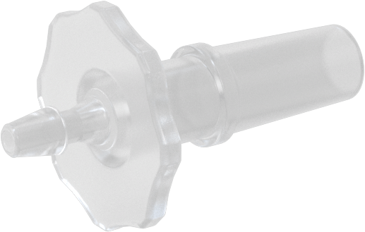Luer Lock Boru Bağlantısı, Fişler, Polipropilen, 1/16" Dikenli Boru İç Çapı için, Beyaz
