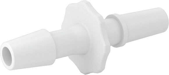 Luer Lock Boru Bağlantısı, Fişler, Naylon, 5/32" Dikenli Boru İç Çapı için, Beyaz