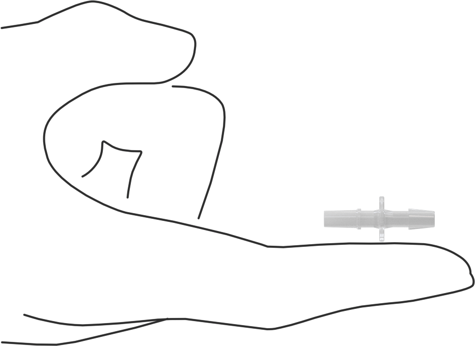 Luer Lock Boru Bağlantısı, Fişler, Polipropilen, 5/32" Dikenli Boru İç Çapı için, Beyaz
