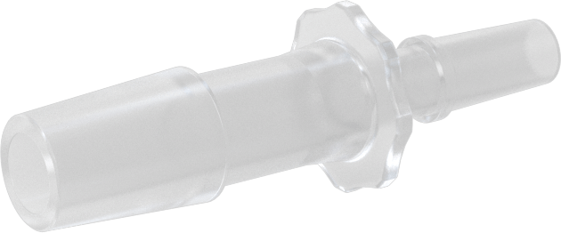 Luer Lock Boru Bağlantısı, Fişler, Polipropilen, 1/4" Dikenli Boru İç Çapı için, Beyaz