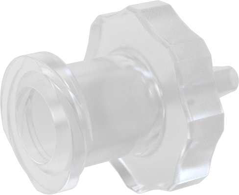 Luer Lock Boru Bağlantısı, Soketler, Polipropilen, 1/16" Dikenli Boru İç Çapı için