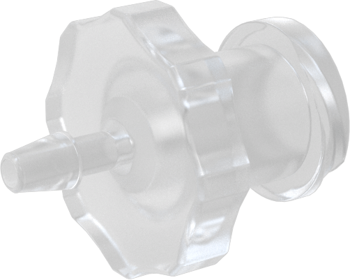 Luer Lock Boru Bağlantısı, Soketler, Polipropilen, 1/16" Dikenli Boru İç Çapı için