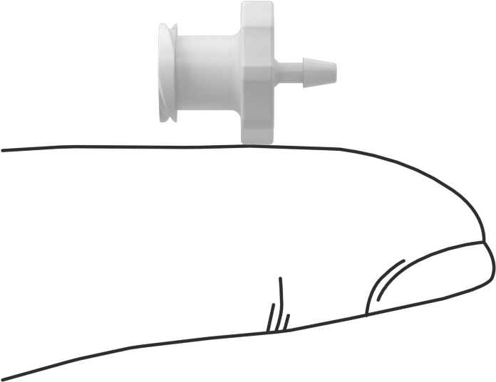 Luer Lock Boru Bağlantısı, Soketler, Naylon, 1/16" Dikenli Boru İç Çapı için