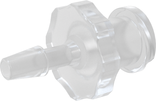 Luer Lock Boru Bağlantısı, Soketler, Polipropilen, 3/32" Dikenli Boru İç Çapı için