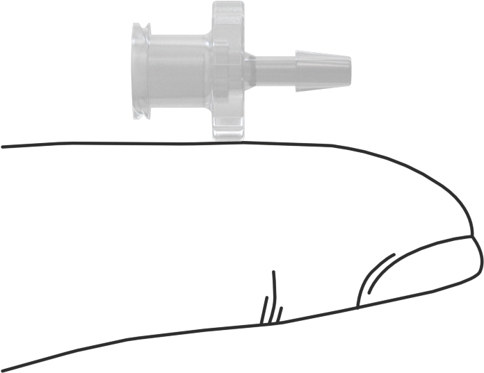 Luer Lock Boru Bağlantısı, Soketler, Polipropilen, 3/32" Dikenli Boru İç Çapı için