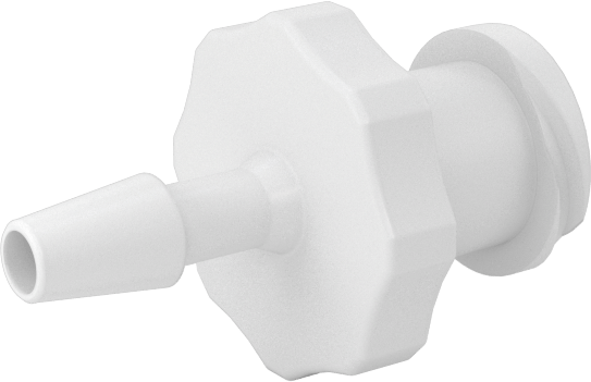 Luer Lock Boru Bağlantısı, Soketler, Naylon, 3/32" Dikenli Boru İç Çapı için