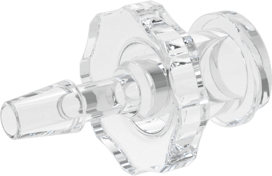 Luer Lock Boru Bağlantısı, Soketler, Poliolefin, 3/32" Dikenli Boru İç Çapı için