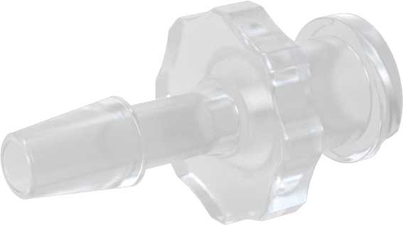 Luer Lock Boru Bağlantısı, Soketler, Polipropilen, 1/8" Dikenli Boru İç Çapı için
