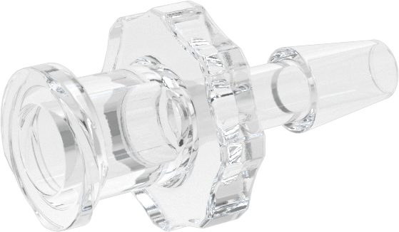 Luer Lock Boru Bağlantısı, Soketler, Poliolefin, 1/8" Dikenli Boru İç Çapı için