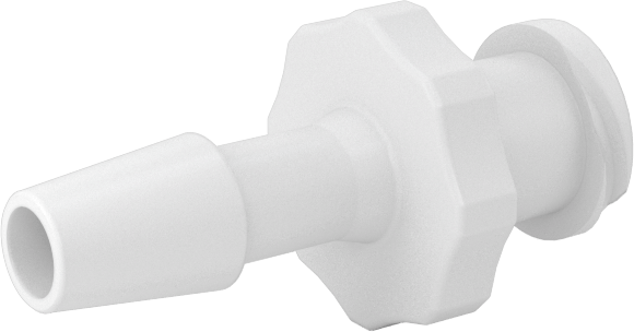 Luer Lock Boru Bağlantısı, Soketler, Naylon, 5/32" Dikenli Boru İç Çapı için