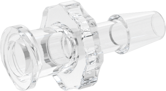 Luer Lock Boru Bağlantısı, Soketler, Poliolefin, 5/32" Dikenli Boru İç Çapı için